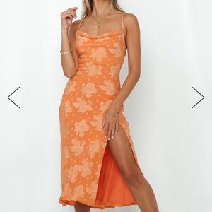 Hello Molly Drinks On Me Midi Dress